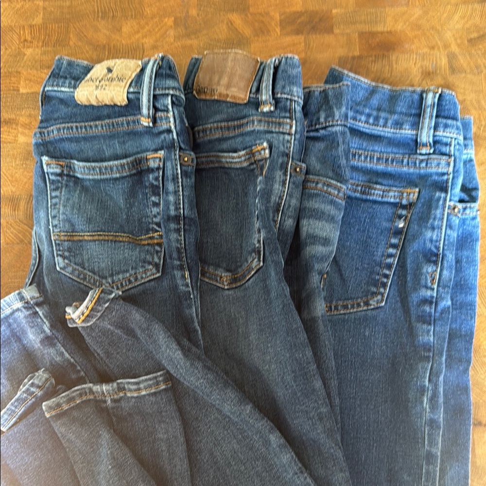 Abercrombie Kids Blue Jeans Classic Denim